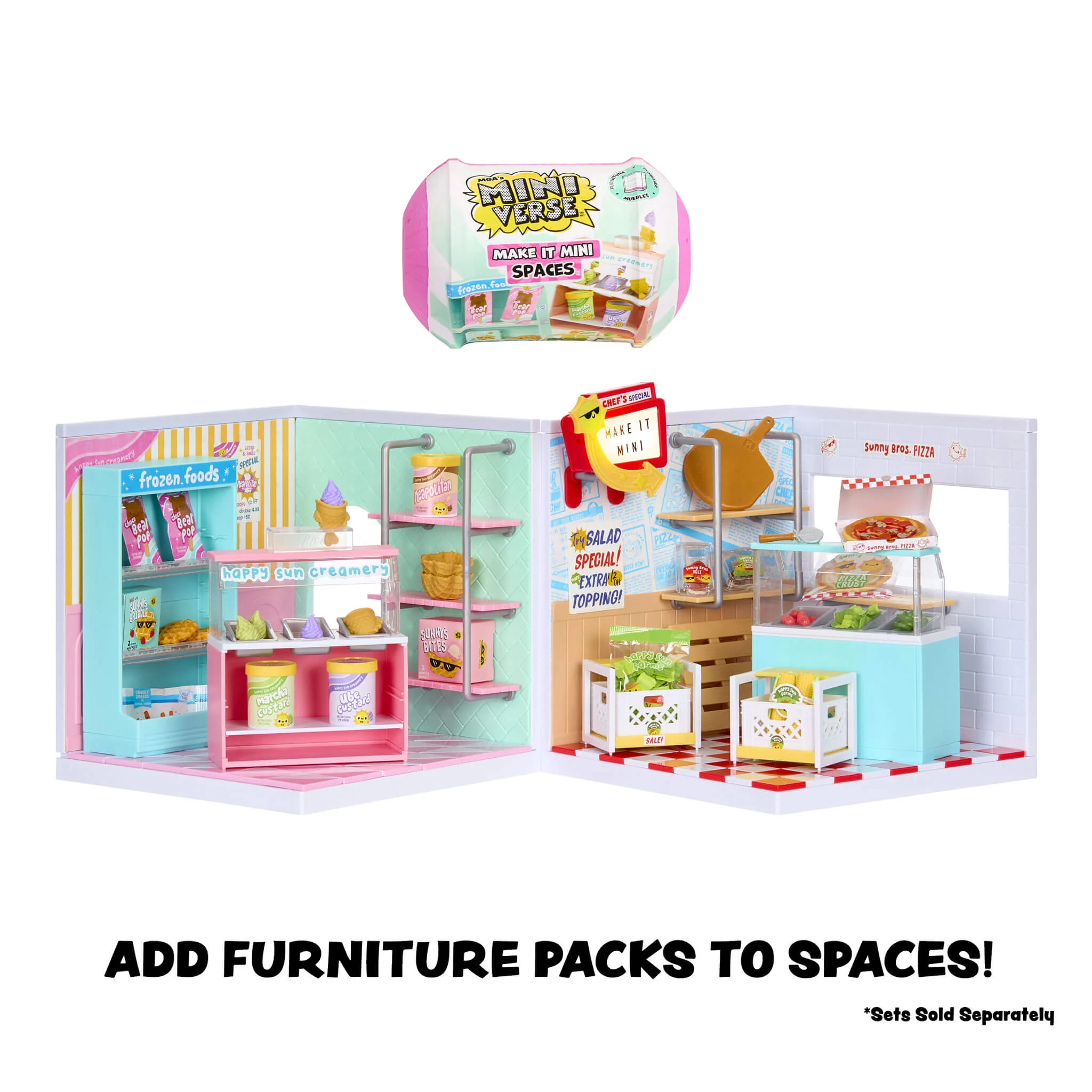 MGA's Miniverse Make It Mini Spaces Pizza Shop - Image 6
