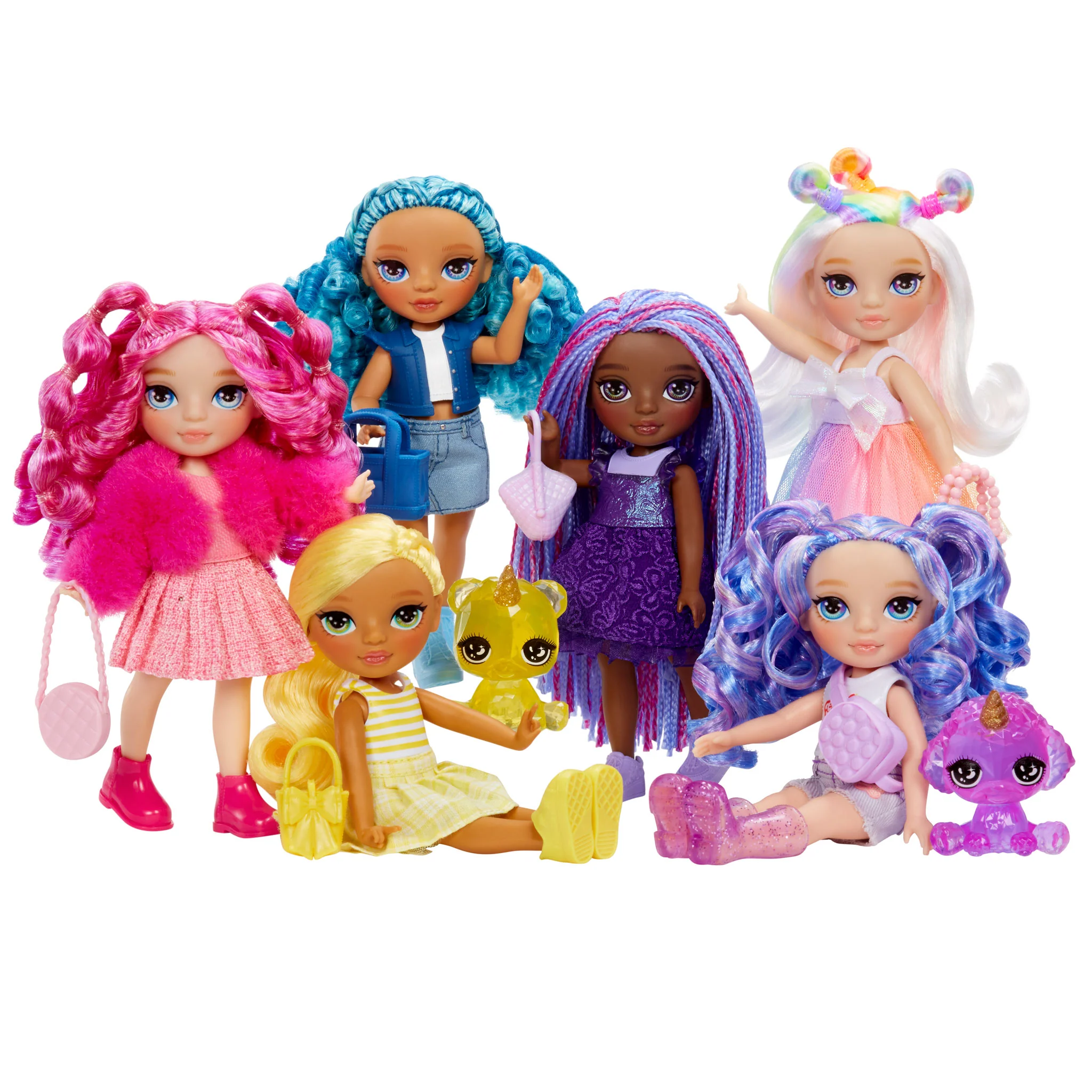 Rainbow High Littles Opal Raine, Rainbow, 5.5" Posable Small Doll - Image 5
